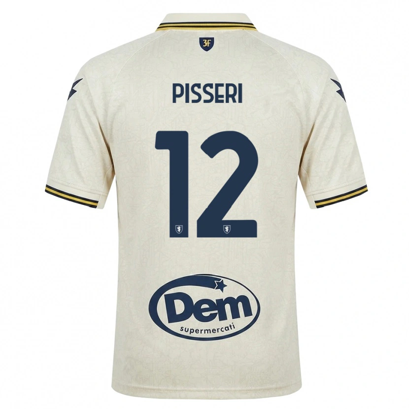 Danxen Barn Matteo Pisseri #12 Oldlace Gul Svart Bortatröja Matchtröjor 2026/27 Tröjor T-Tröja