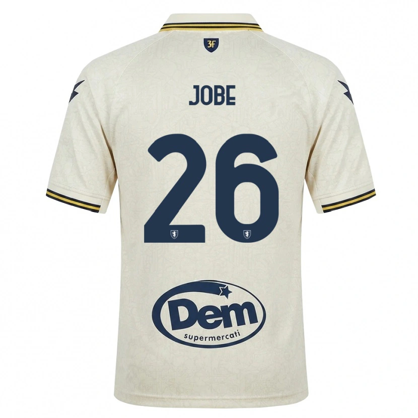 Danxen Barn Amadou Jobe #26 Oldlace Gul Svart Bortatröja Matchtröjor 2026/27 Tröjor T-Tröja