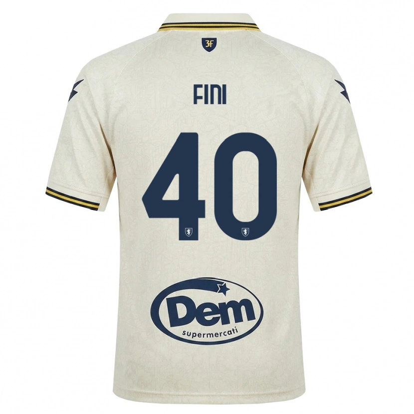 Danxen Barn Seydou Fini #40 Oldlace Gul Svart Bortatröja Matchtröjor 2026/27 Tröjor T-Tröja