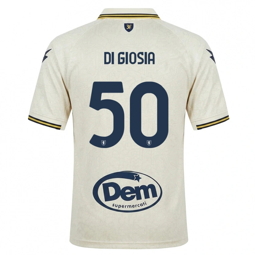 Danxen Barn Jacopo Di Giosia #50 Oldlace Gul Svart Bortatröja Matchtröjor 2026/27 Tröjor T-Tröja