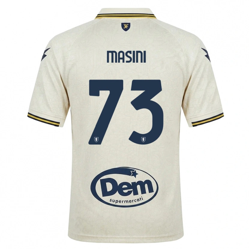 Danxen Barn Patrizio Masini #73 Oldlace Gul Svart Bortatröja Matchtröjor 2026/27 Tröjor T-Tröja