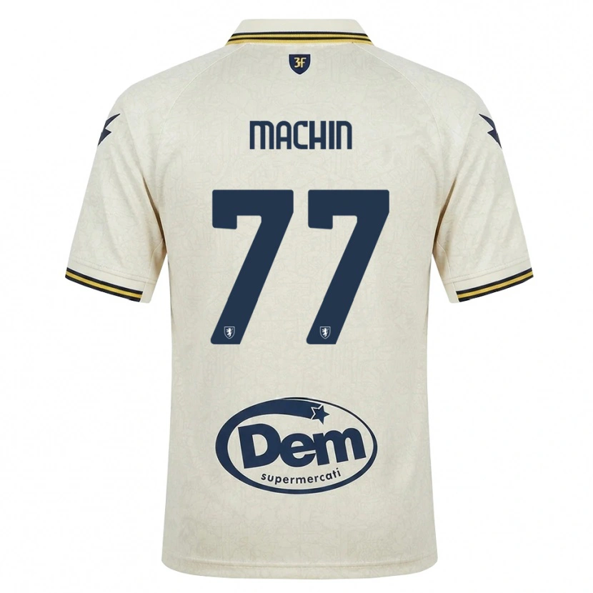 Danxen Barn José Machín #77 Oldlace Gul Svart Bortatröja Matchtröjor 2026/27 Tröjor T-Tröja