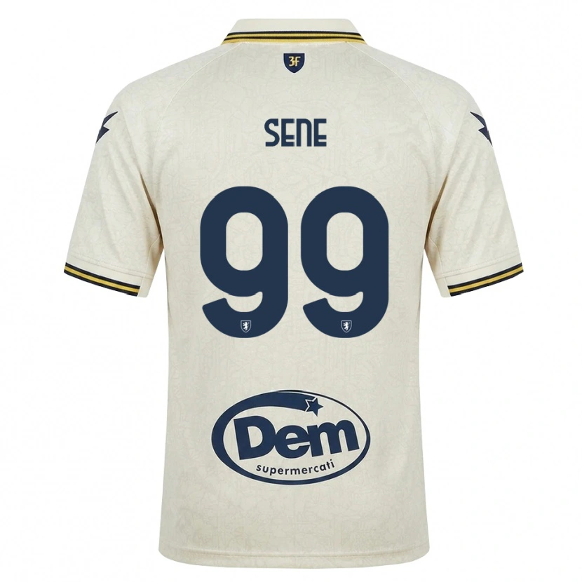 Danxen Barn Fallou Sene #99 Oldlace Gul Svart Bortatröja Matchtröjor 2026/27 Tröjor T-Tröja