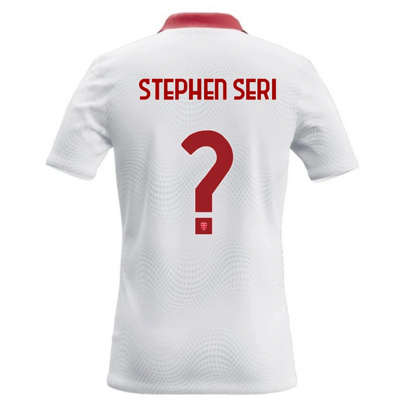Danxen Barn Ange Stephen Seri #0 Vit Röd Bortatröja Matchtröjor 2026/27 Tröjor T-Tröja