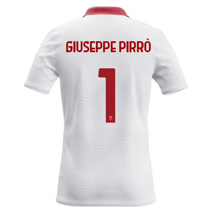 Danxen Barn Marco Giuseppe Pirrò #1 Vit Röd Bortatröja Matchtröjor 2026/27 Tröjor T-Tröja