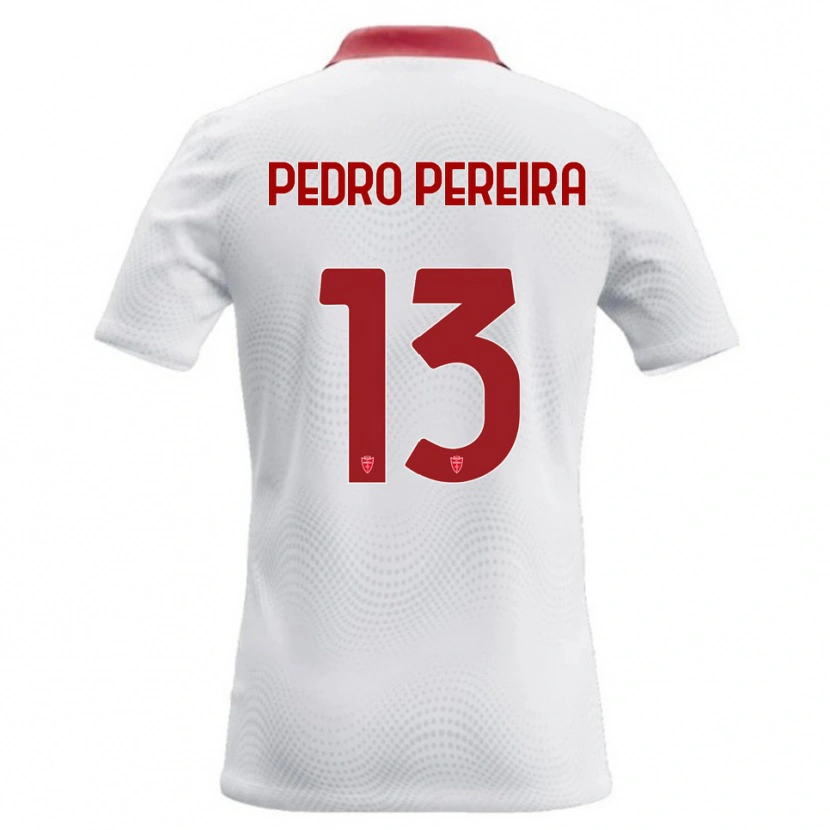 Danxen Barn Pedro Pereira #13 Vit Röd Bortatröja Matchtröjor 2026/27 Tröjor T-Tröja