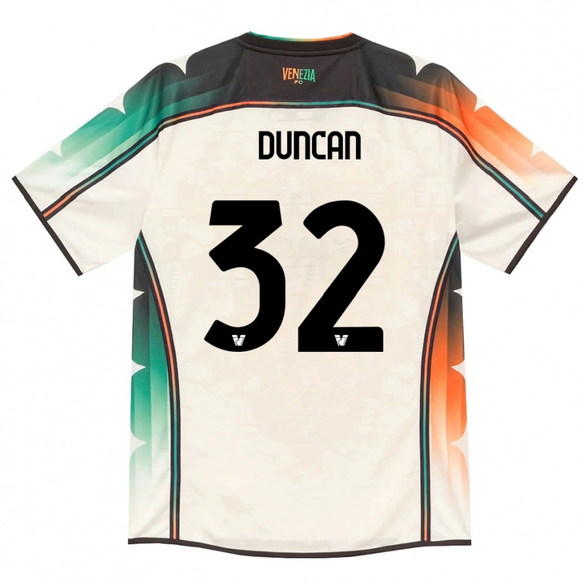 Danxen Barn Alfred Duncan #32 Oldlace Orange Grön Bortatröja Matchtröjor 2026/27 Tröjor T-Tröja