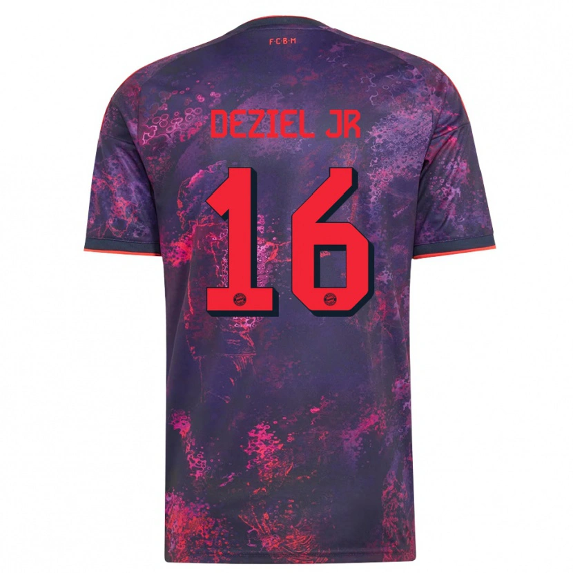 Danxen Barn Robert Deziel Jr #16 Lila Röd Tredjesatsen Matchtröjor 2026/27 Tröjor T-Tröja