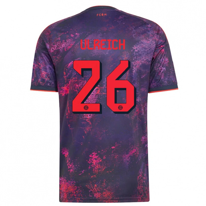 Danxen Barn Sven Ulreich #26 Lila Röd Tredjesatsen Matchtröjor 2026/27 Tröjor T-Tröja
