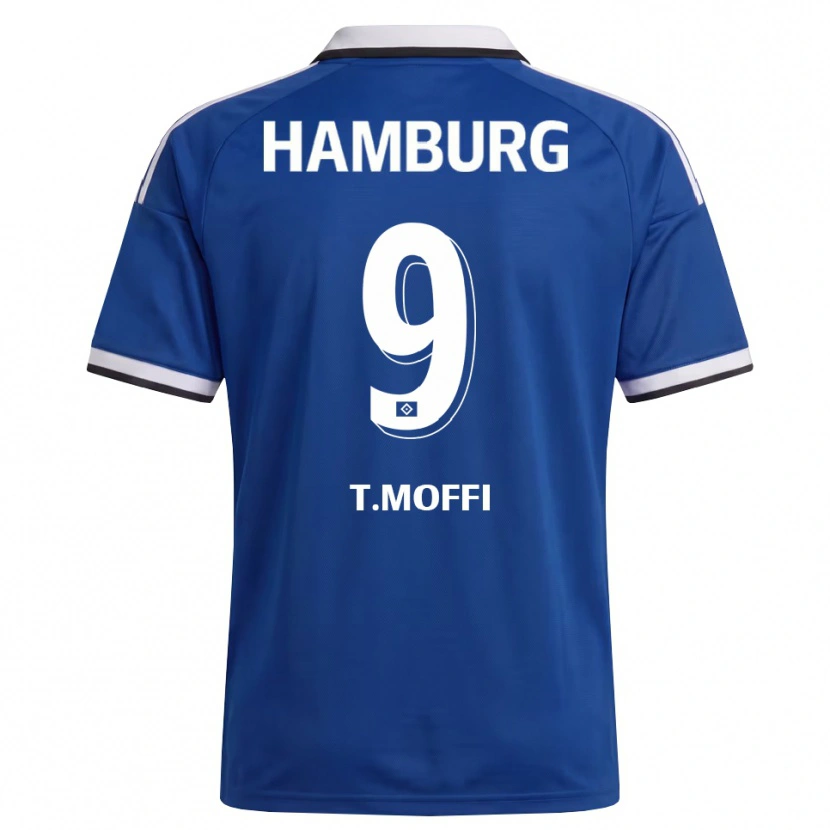 Danxen Män Terem Moffi #9 Vit Blå Bortatröja Matchtröjor 2026/27 Tröjor T-Tröja