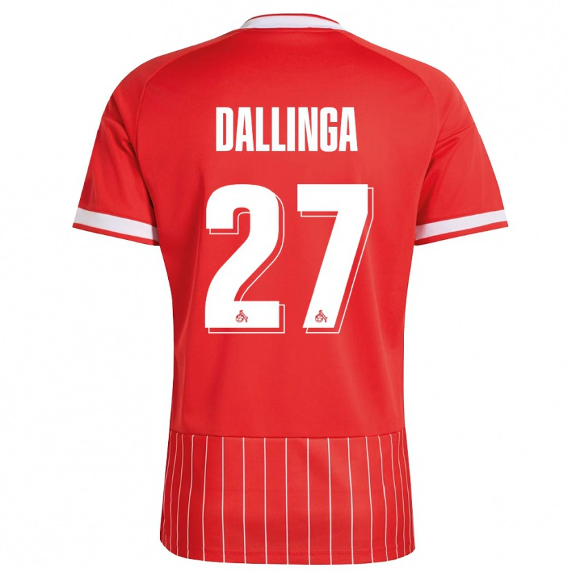 Danxen Män Thijs Dallinga #27 Röd Vit Grön Bortatröja Matchtröjor 2026/27 Tröjor T-Tröja