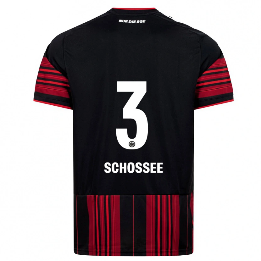 Danxen Män Maurice Schossee #3 Svart Röd Vit Hemmatröja Matchtröjor 2026/27 Tröjor T-Tröja