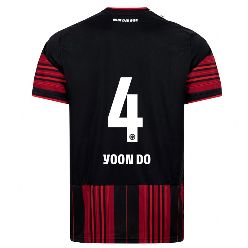 Danxen Män Yoon-Do Kim #4 Svart Röd Vit Hemmatröja Matchtröjor 2026/27 Tröjor T-Tröja