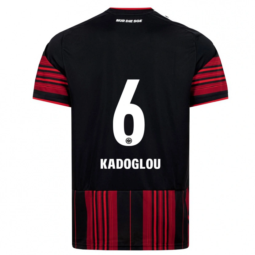 Danxen Män Alexandros Kadoglou #6 Svart Röd Vit Hemmatröja Matchtröjor 2026/27 Tröjor T-Tröja