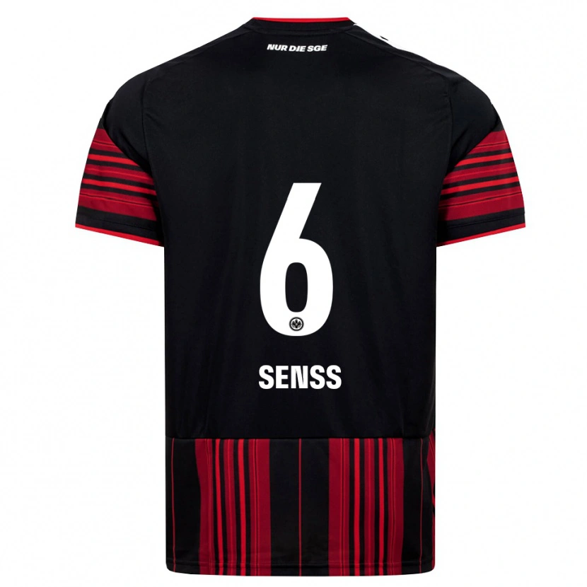 Danxen Män Elisa Senss #6 Svart Röd Vit Hemmatröja Matchtröjor 2026/27 Tröjor T-Tröja