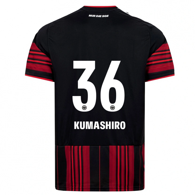 Danxen Män Keito Kumashiro #36 Svart Röd Vit Hemmatröja Matchtröjor 2026/27 Tröjor T-Tröja