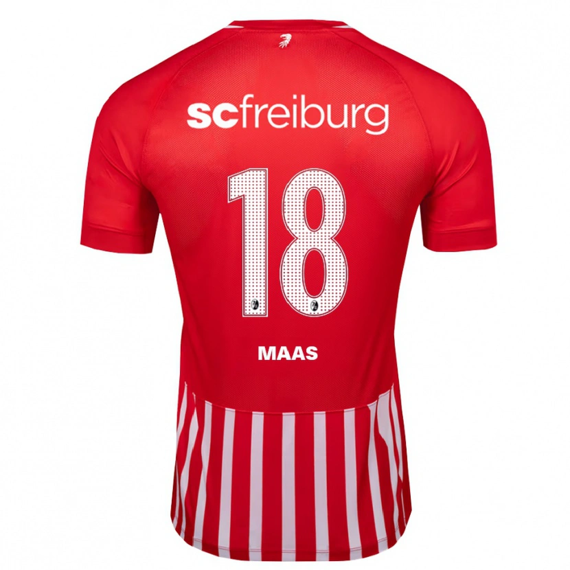Danxen Män Mia-Lena Maas #18 Röd Vit Svart Hemmatröja Matchtröjor 2026/27 Tröjor T-Tröja