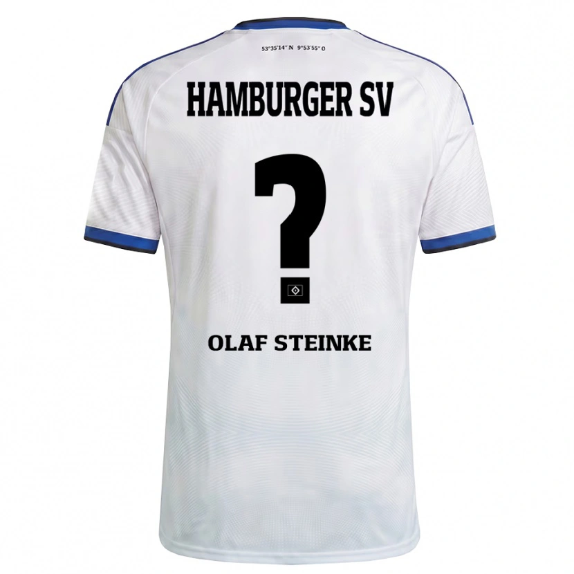 Danxen Män Eric Olaf Steinke #0 Vit Svart Blå Hemmatröja Matchtröjor 2026/27 Tröjor T-Tröja