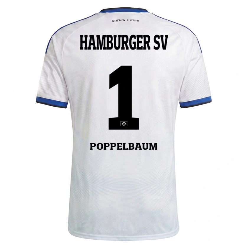 Danxen Män Colin Poppelbaum #1 Vit Svart Blå Hemmatröja Matchtröjor 2026/27 Tröjor T-Tröja