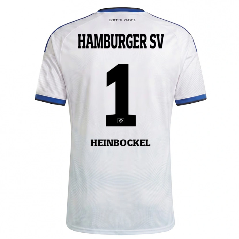 Danxen Män Simon Heinbockel #1 Vit Svart Blå Hemmatröja Matchtröjor 2026/27 Tröjor T-Tröja