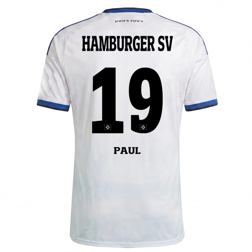 Danxen Män Louis Paul #19 Vit Svart Blå Hemmatröja Matchtröjor 2026/27 Tröjor T-Tröja