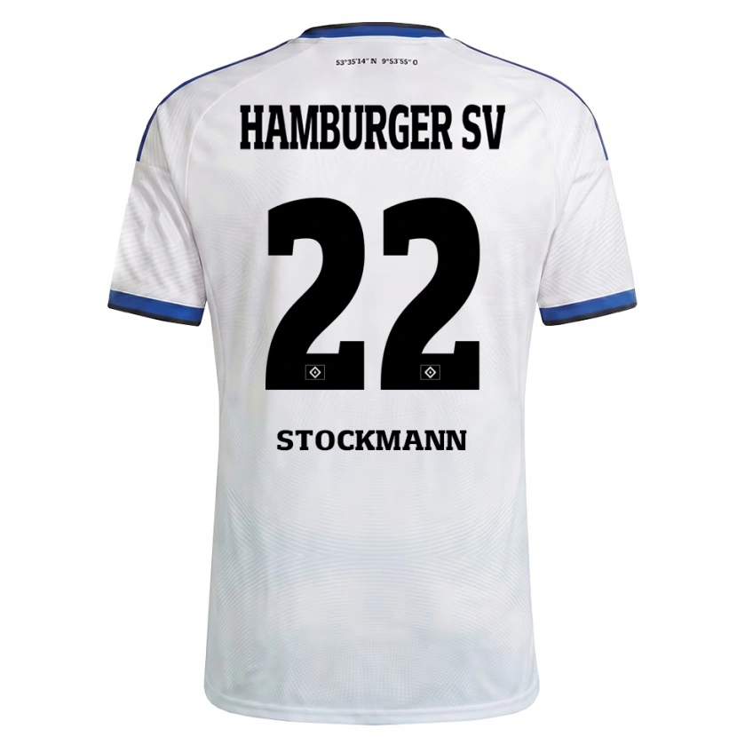 Danxen Män Sarah Stöckmann #22 Vit Svart Blå Hemmatröja Matchtröjor 2026/27 Tröjor T-Tröja
