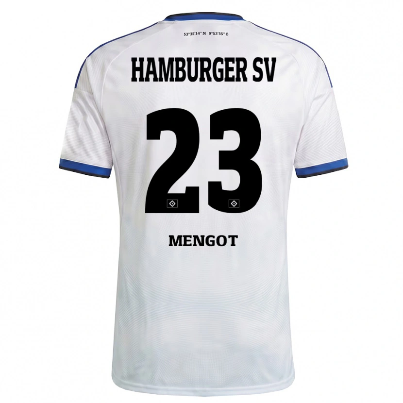 Danxen Män Ayukayoh Mengot #23 Vit Svart Blå Hemmatröja Matchtröjor 2026/27 Tröjor T-Tröja