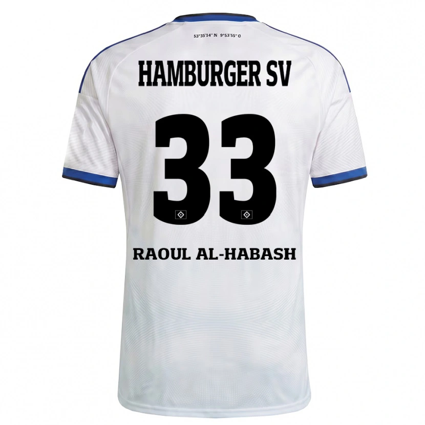 Danxen Män Luca Raoul Al-Habash #33 Vit Svart Blå Hemmatröja Matchtröjor 2026/27 Tröjor T-Tröja