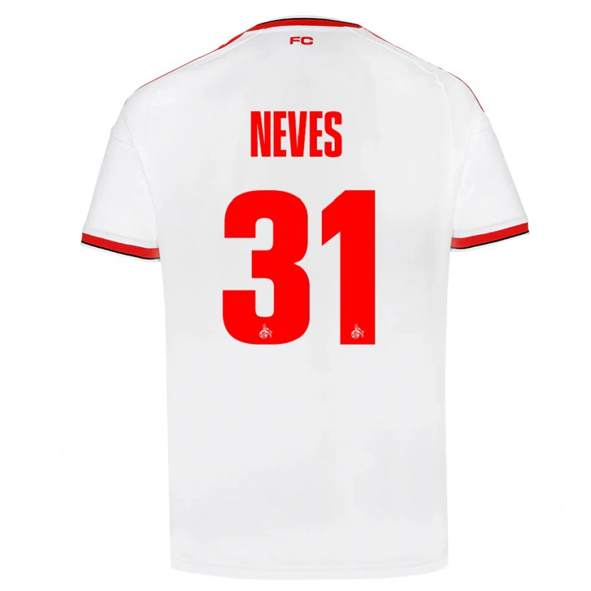 Danxen Män Gil Neves #31 Vit Röd Svart Hemmatröja Matchtröjor 2026/27 Tröjor T-Tröja