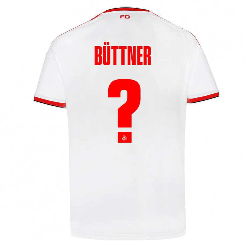 Danxen Män Lasse Büttner #0 Vit Röd Svart Hemmatröja Matchtröjor 2026/27 Tröjor T-Tröja
