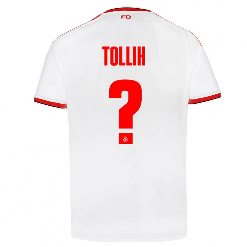 Danxen Män Yassin Tollih #0 Vit Röd Svart Hemmatröja Matchtröjor 2026/27 Tröjor T-Tröja