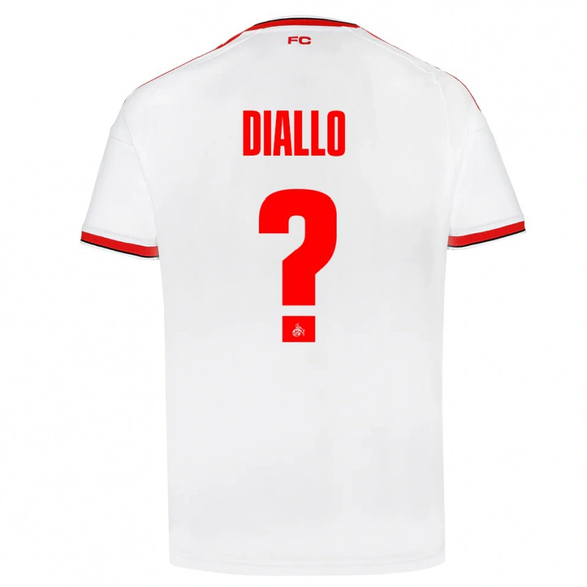 Danxen Män Ismaila Diallo #0 Vit Röd Svart Hemmatröja Matchtröjor 2026/27 Tröjor T-Tröja