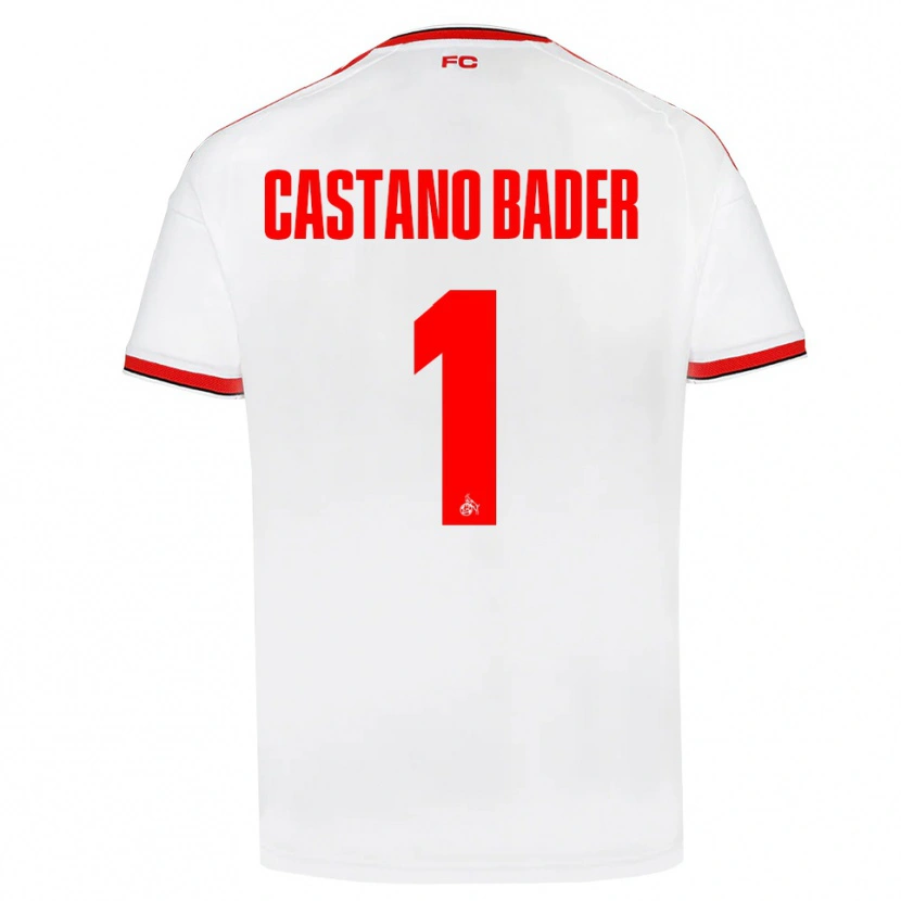 Danxen Män Simeon Castano Bader #1 Vit Röd Svart Hemmatröja Matchtröjor 2026/27 Tröjor T-Tröja