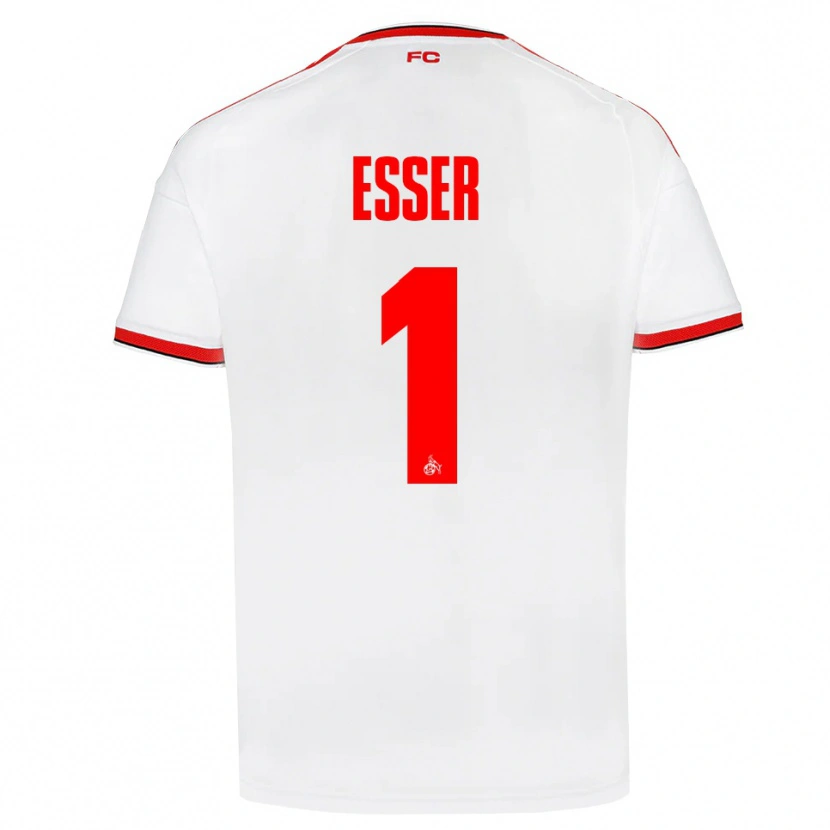 Danxen Män Jacob Esser #1 Vit Röd Svart Hemmatröja Matchtröjor 2026/27 Tröjor T-Tröja