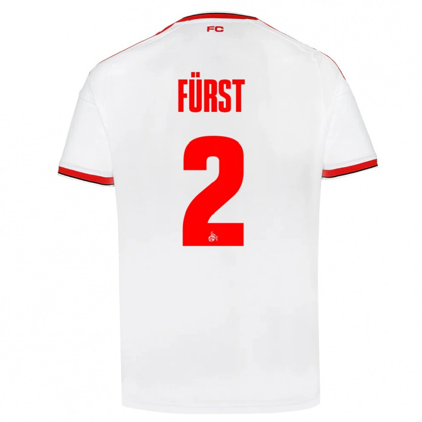 Danxen Män David Fürst #2 Vit Röd Svart Hemmatröja Matchtröjor 2026/27 Tröjor T-Tröja