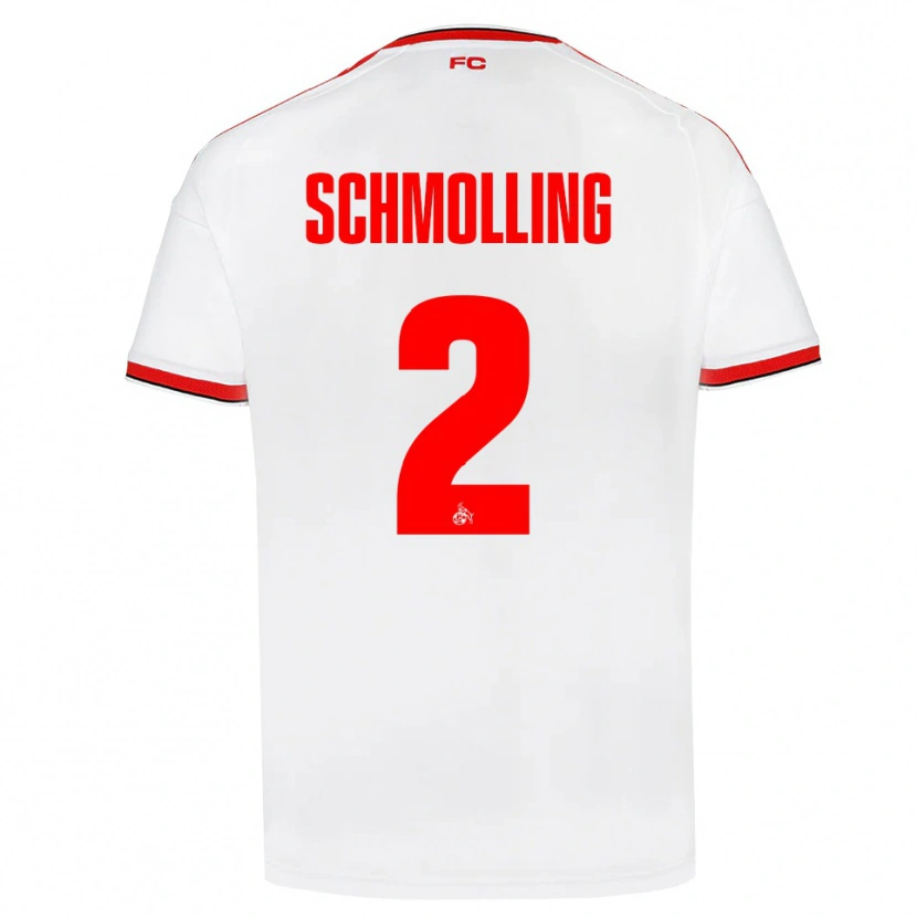 Danxen Män Viktor Schmolling #2 Vit Röd Svart Hemmatröja Matchtröjor 2026/27 Tröjor T-Tröja