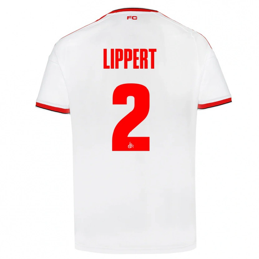 Danxen Män Max Lippert #2 Vit Röd Svart Hemmatröja Matchtröjor 2026/27 Tröjor T-Tröja