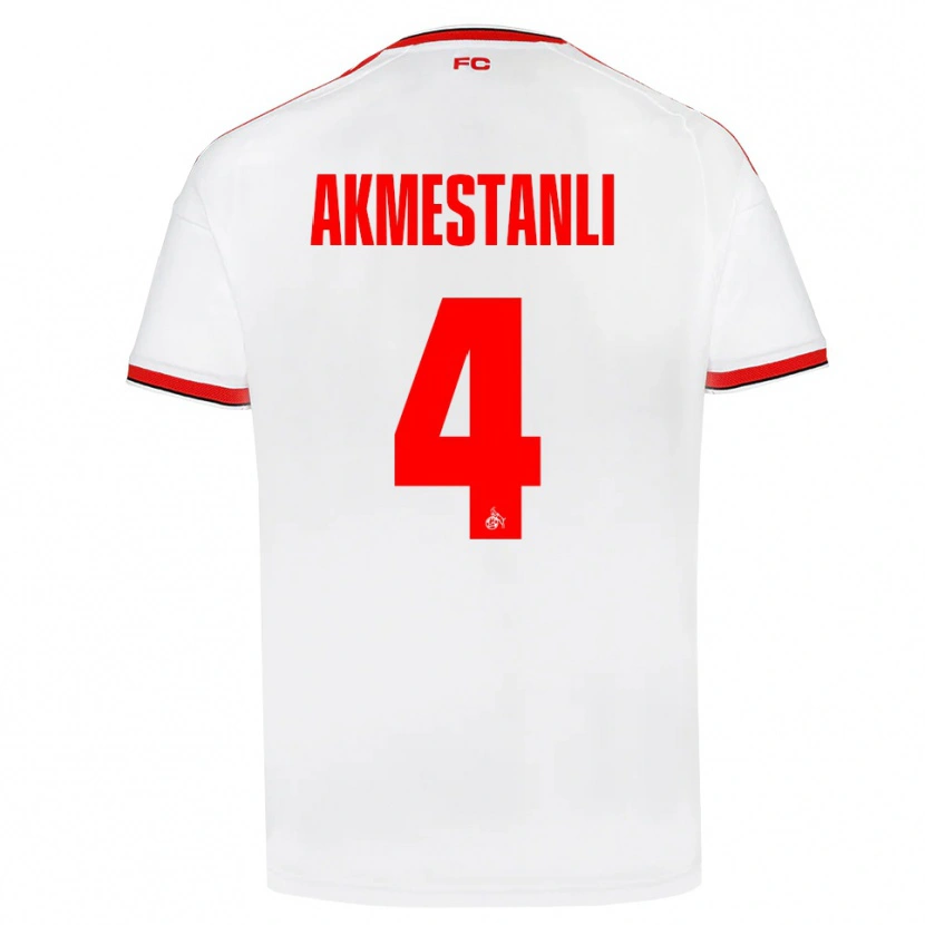 Danxen Män Teoman Akmestanli #4 Vit Röd Svart Hemmatröja Matchtröjor 2026/27 Tröjor T-Tröja