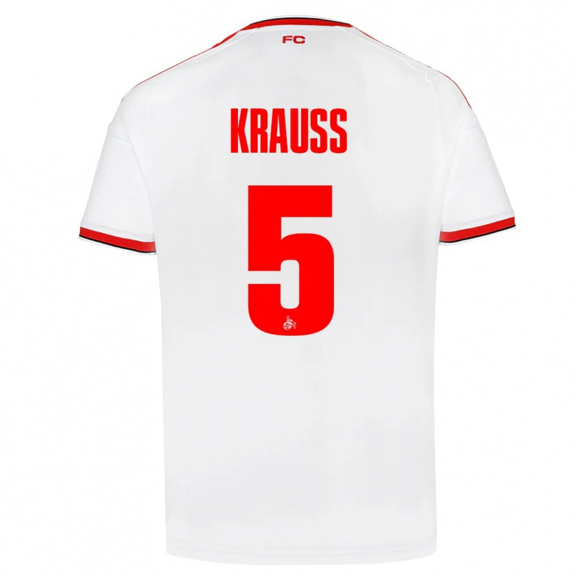 Danxen Män Tom Krauß #5 Vit Röd Svart Hemmatröja Matchtröjor 2026/27 Tröjor T-Tröja