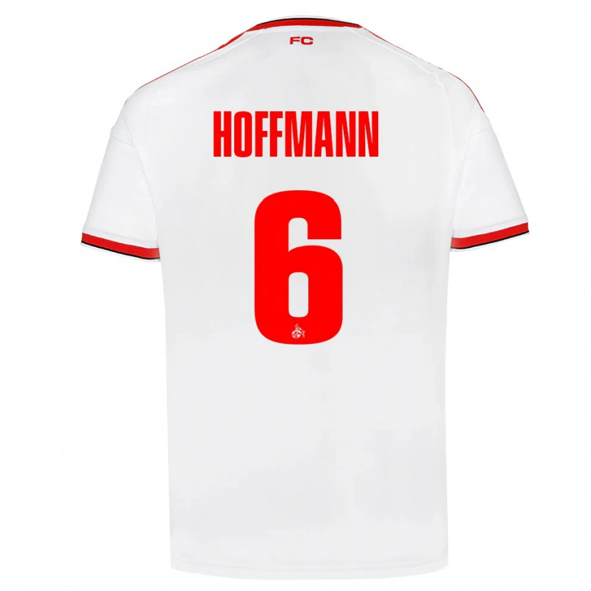 Danxen Män Niklas Hoffmann #6 Vit Röd Svart Hemmatröja Matchtröjor 2026/27 Tröjor T-Tröja