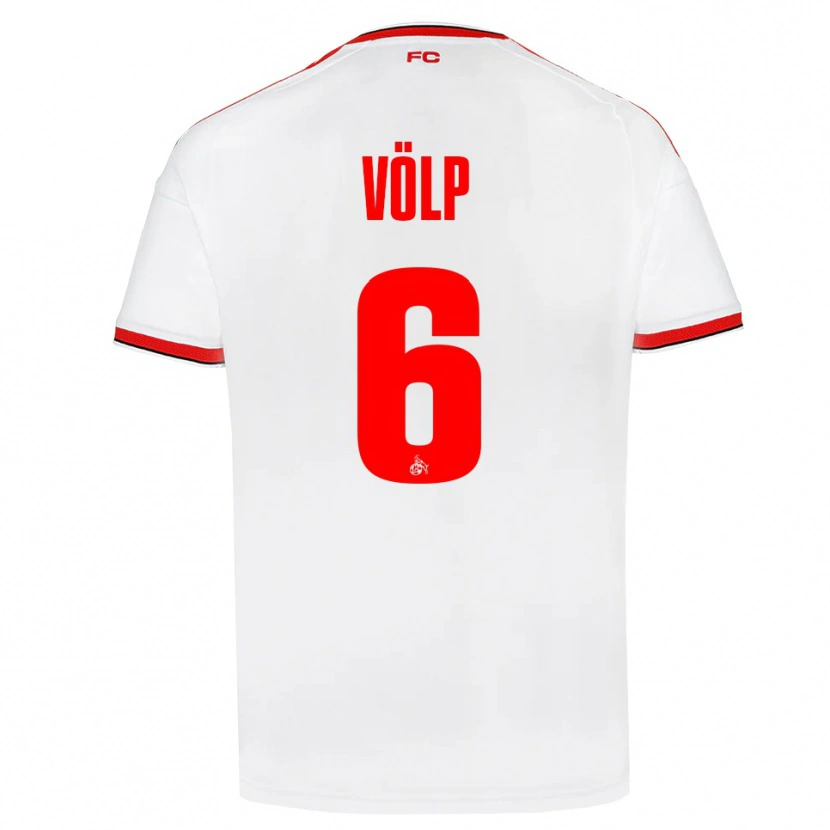Danxen Män Lennard Völp #6 Vit Röd Svart Hemmatröja Matchtröjor 2026/27 Tröjor T-Tröja