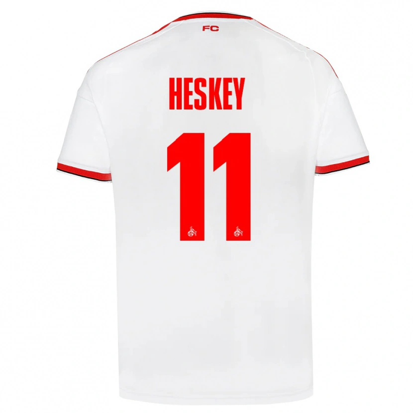 Danxen Män Reigan Heskey #11 Vit Röd Svart Hemmatröja Matchtröjor 2026/27 Tröjor T-Tröja