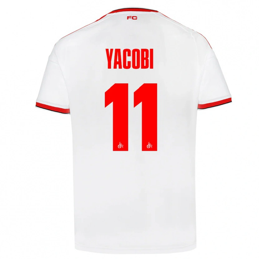 Danxen Män Nilas Yacobi #11 Vit Röd Svart Hemmatröja Matchtröjor 2026/27 Tröjor T-Tröja