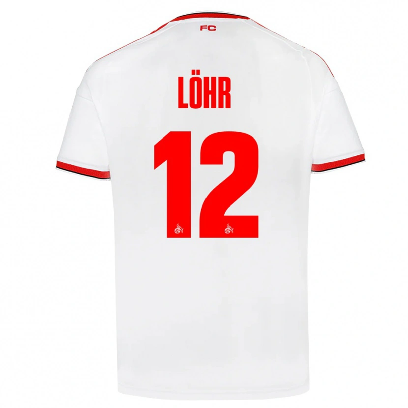 Danxen Män Max Löhr #12 Vit Röd Svart Hemmatröja Matchtröjor 2026/27 Tröjor T-Tröja