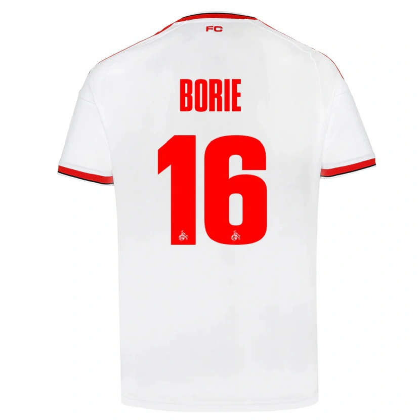 Danxen Män Etienne Borie #16 Vit Röd Svart Hemmatröja Matchtröjor 2026/27 Tröjor T-Tröja