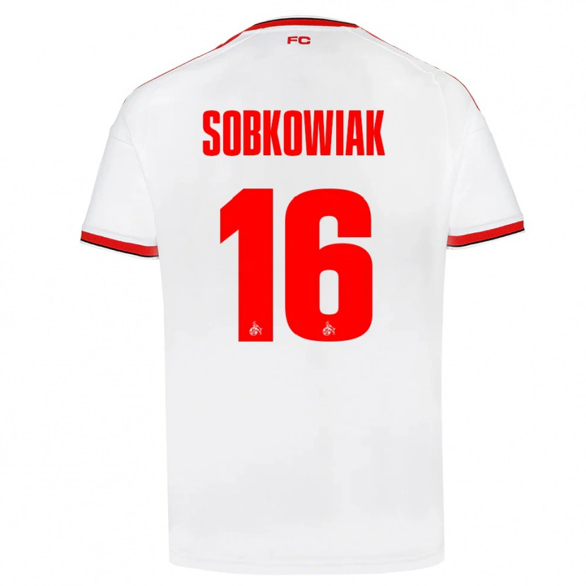 Danxen Män Jannis Sobkowiak #16 Vit Röd Svart Hemmatröja Matchtröjor 2026/27 Tröjor T-Tröja