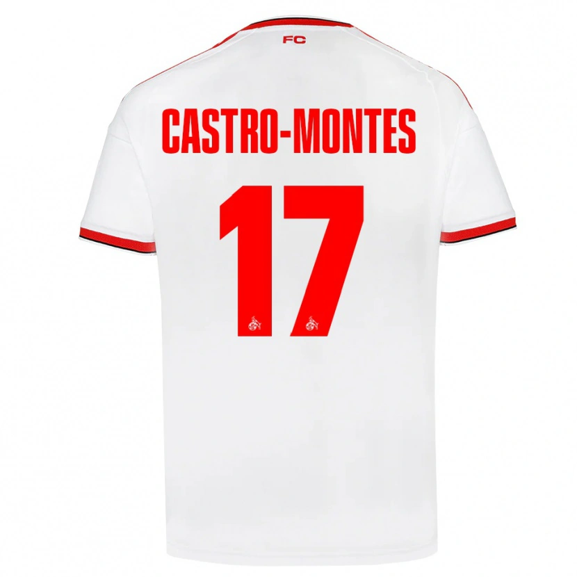 Danxen Män Alessio Castro-Montes #17 Vit Röd Svart Hemmatröja Matchtröjor 2026/27 Tröjor T-Tröja