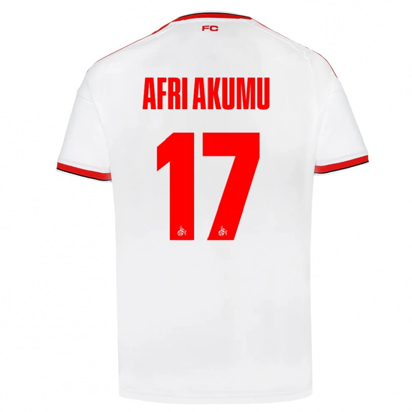 Danxen Män Maik Afri Akumu #17 Vit Röd Svart Hemmatröja Matchtröjor 2026/27 Tröjor T-Tröja