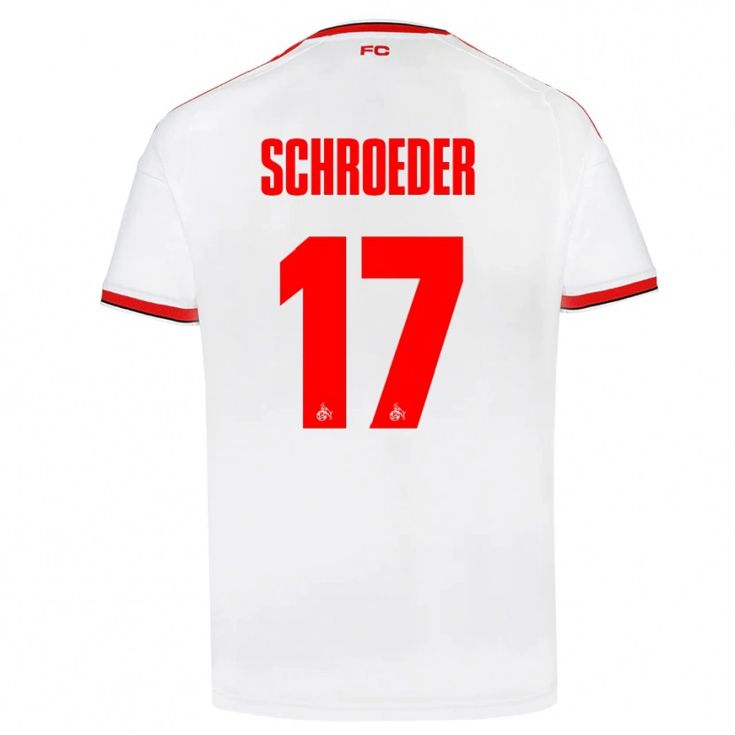 Danxen Män Alexander Schroeder #17 Vit Röd Svart Hemmatröja Matchtröjor 2026/27 Tröjor T-Tröja