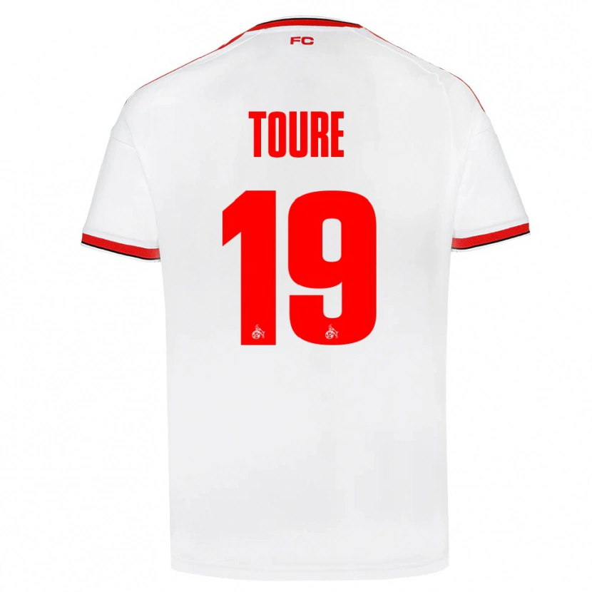 Danxen Män Safyan Toure #19 Vit Röd Svart Hemmatröja Matchtröjor 2026/27 Tröjor T-Tröja
